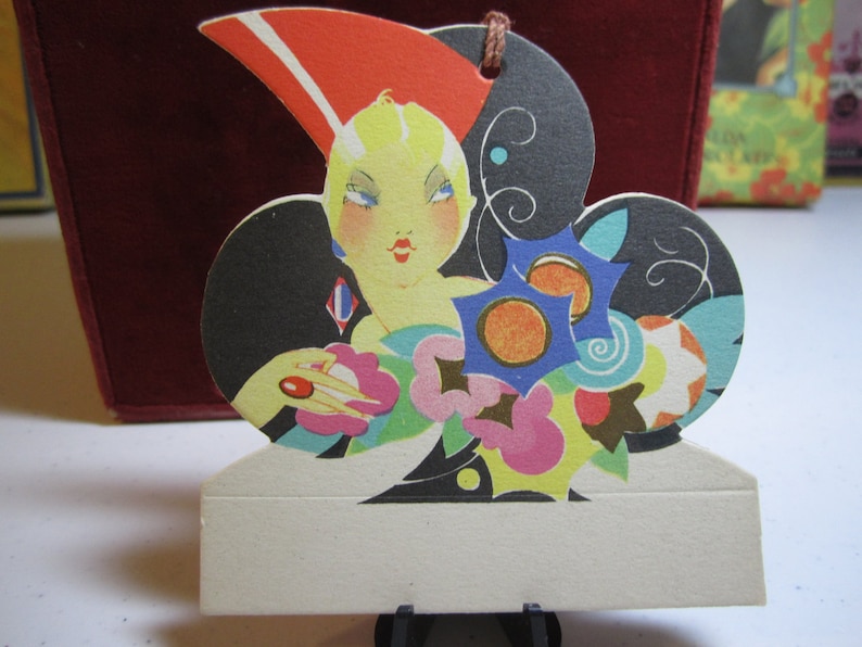 Vintage Unused Buzza 1920's Art Deco Die Cut Gold Gilded - Etsy