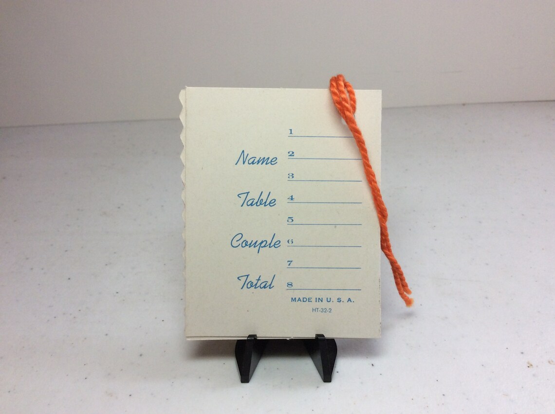 1940's-50’s Die Cut Unused Halloween Bridge Tally Card Full Moon, Owl ...