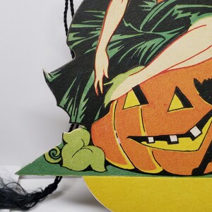 Art Deco 1920's-30's Unused Die Cut Henderson Line Halloween Bridge ...