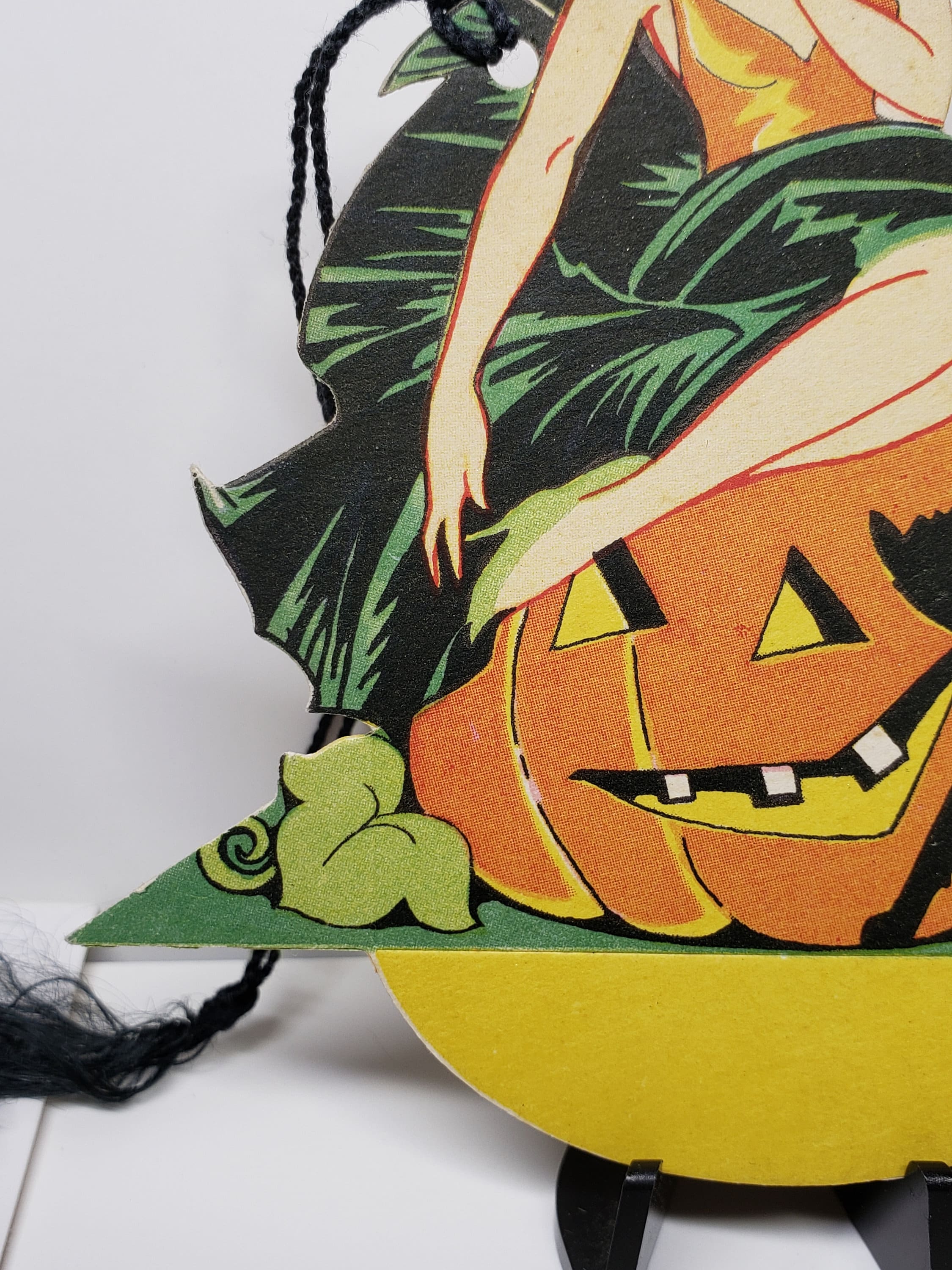 Art Deco 1920's-30's Unused Die Cut Henderson Line Halloween Bridge ...