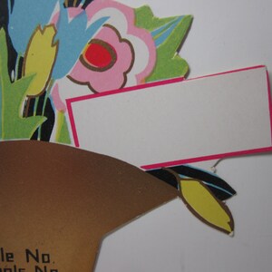 Beautiful Art Deco 1930’s Unused Die Cut Gold Gilded Large Bridge Tally ...