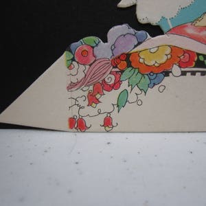 Unused Art Deco 1920's Henderson Line Die Cut Fantasy Wedding Place ...