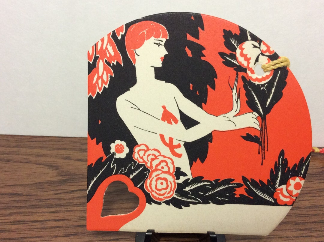 Vintage 1920’s-30’s Art Deco Die Cut Unused Buzza Bridge Tally Graphics ...