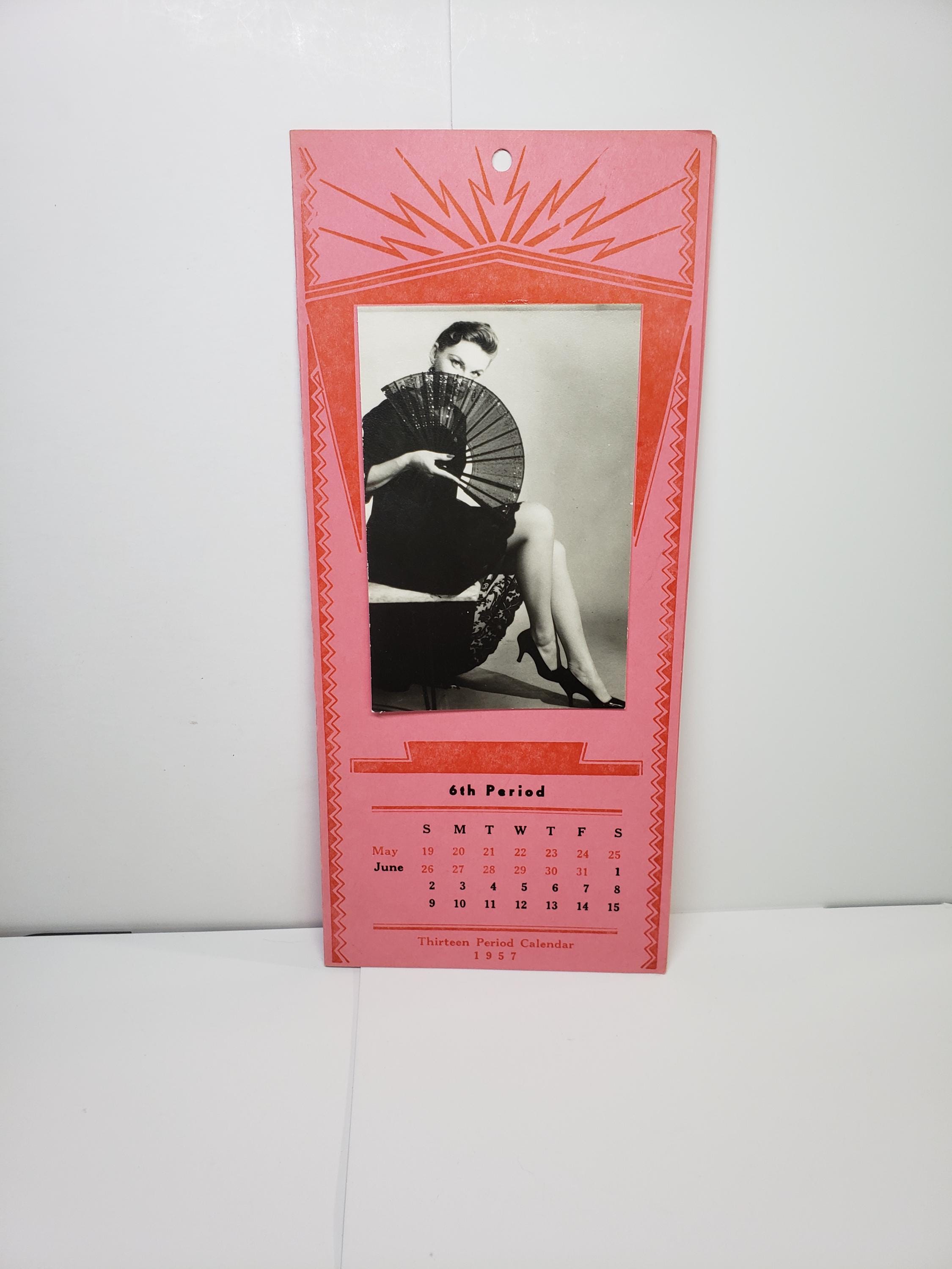 1950s Pin up Calendar - Etsy