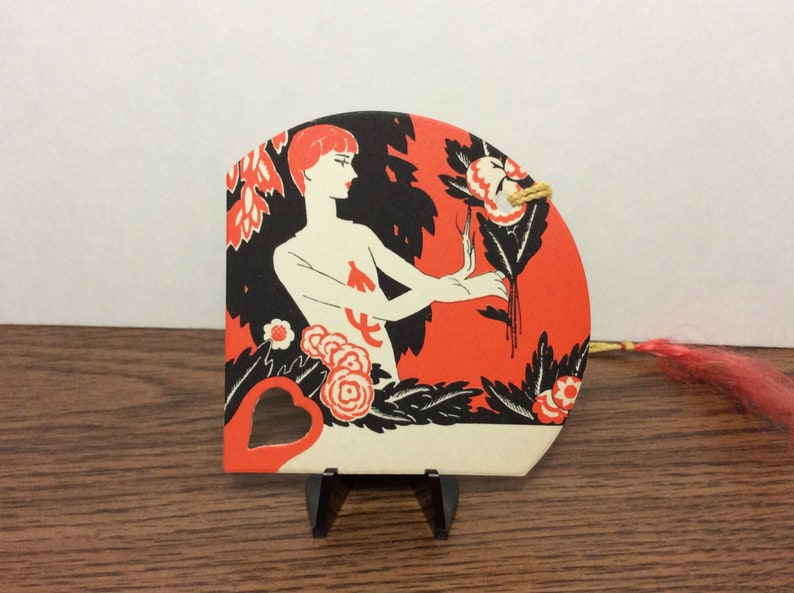 Vintage 1920’s-30’s Art Deco Die Cut Unused Buzza Bridge Tally Graphics ...