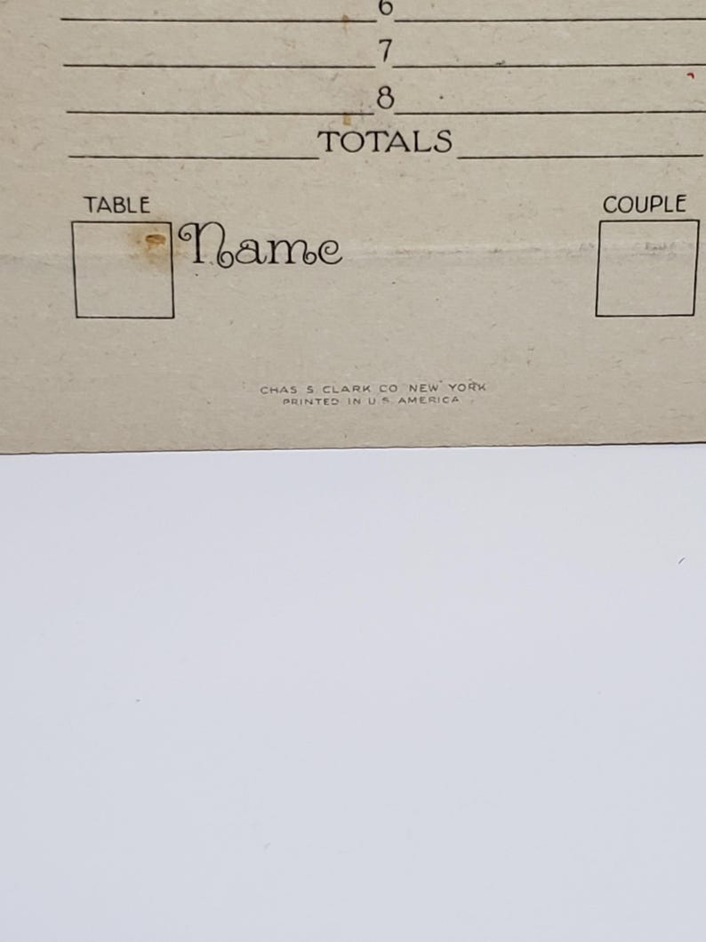 Vintage Unused 1920's Die Cut Halloween Bridge Tally Place Card Jol ...