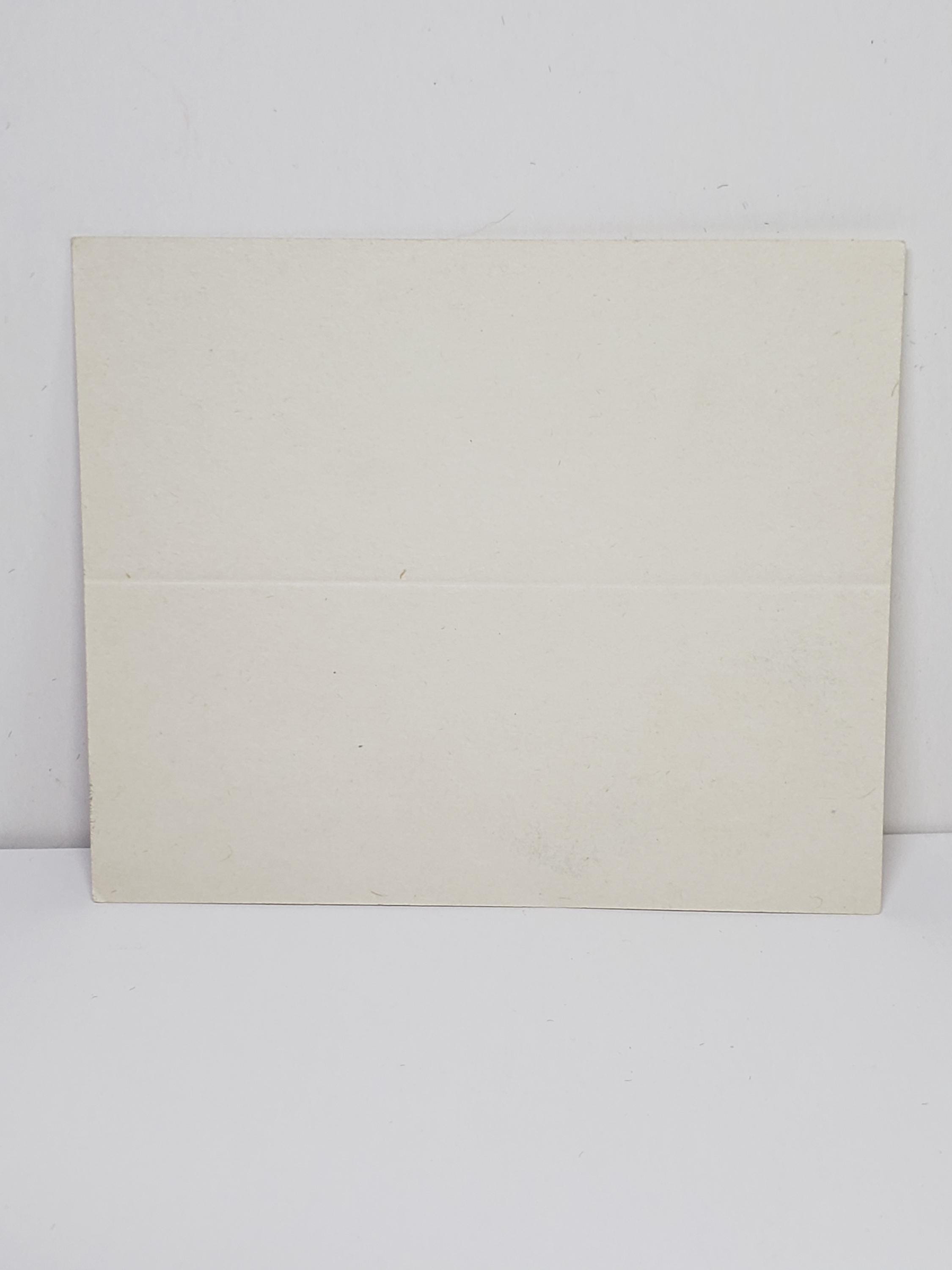 Vintage 1950's Unused Halloween Place Card Smiling Jack O'lantern ...