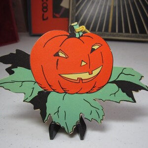 1920's-30's Unused Rust Craft Die Cut Colorful Halloween Bridge Tally ...