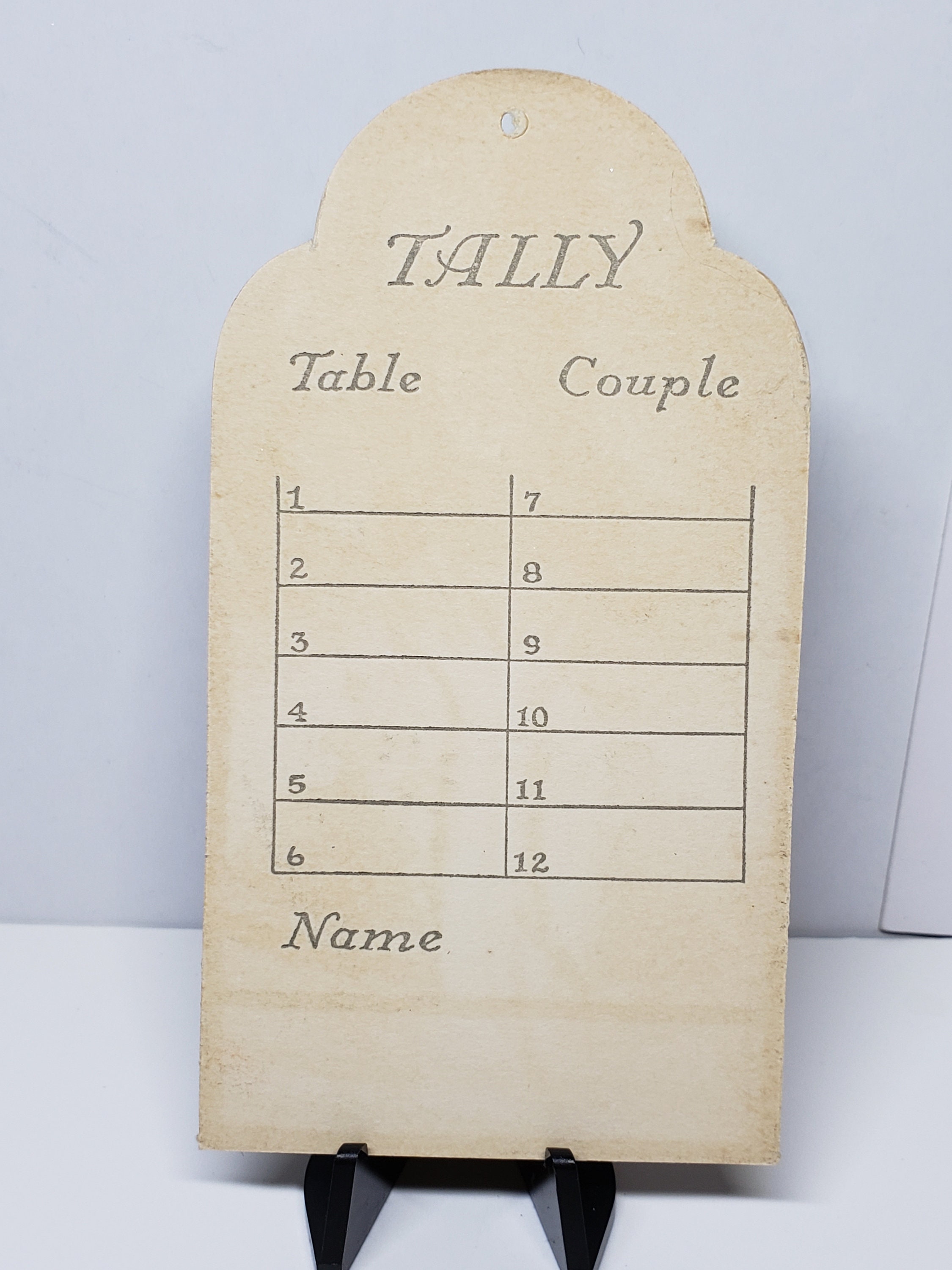 Norcross 1930's Art Deco Gold Gilded Die Cut Bridge Tally Card Tree ...