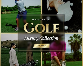 Luxury Golf Color Grading LUTs (.CUBE) 30 LUTs | Country Club Cinematic Look
