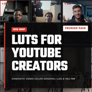 LUT per i creatori di YouTube / Color Grading per video cinematografici / LOG e Rec.709