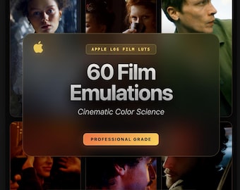 iPhone Apple Log LUTs Elite Series | 60 Film Emulations, Cinematic Film Looks