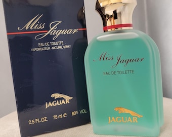 Miss Jaguar EDT 75 ml/ 2.5 fl.oz - para mujer - mega raro, único, vintage