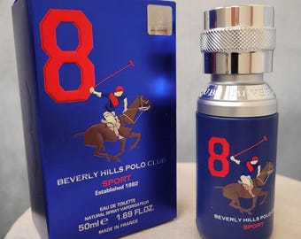 Beverly Hills Polo Club Sport 8, 50 ml/1.69 fl.oz - Eau de Toilette para hombre