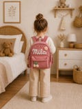Personalized Children's Backpack – Embroidered Name and Icons of Your Choice | Unique Handmade Gift for Nursery, Preschool, and Outings product logo