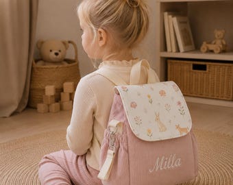 Borsa con nome ricamato | Borsa per passeggino | Borsa per cameretta | Regalo personalizzato per neonato, regalo personalizzato, ritorno a scuola
