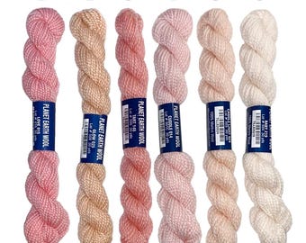 Needlepoint Threads / Pink/ Planet Earth Merino Wool