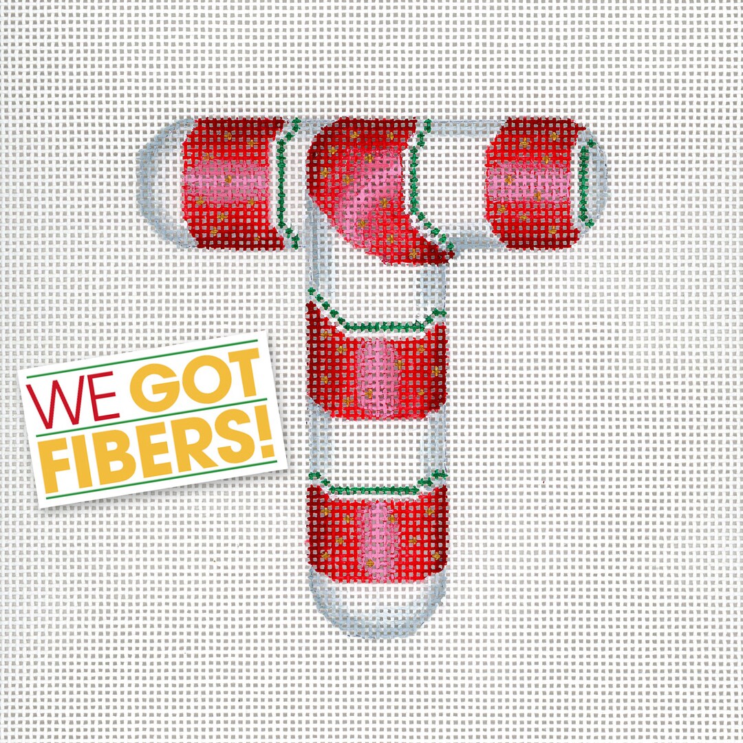 Needlepoint Monogram/painted Needlepoint Canvas/christmas Needlepoint