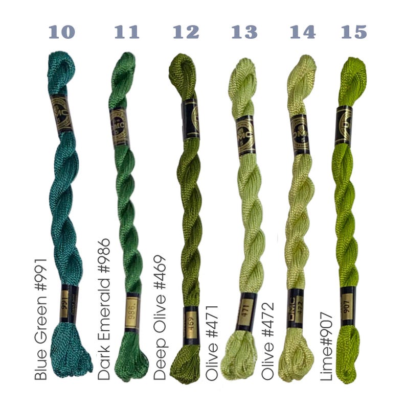 DMC Pearl Cotton #5 / Needlepoint Threads / Threads for 18 Mesh Canvas ...