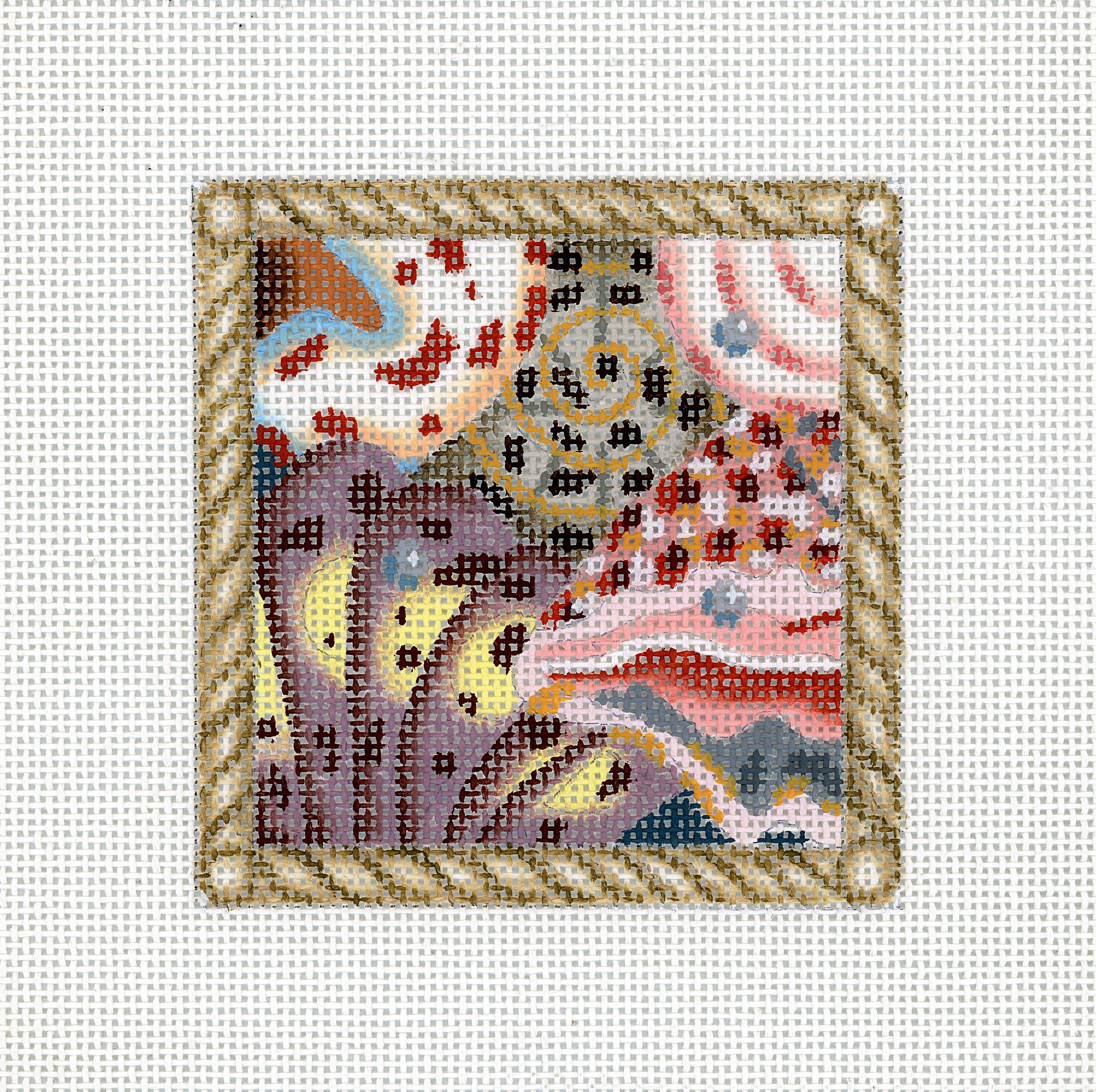 Needlepoint Sea Shell Canvas Solid Shells Etsy