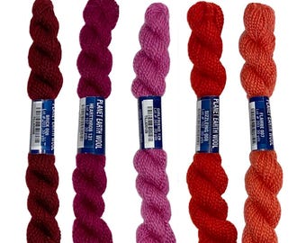 Needlepoint Threads /Reds / Planet Earth Merino Wool