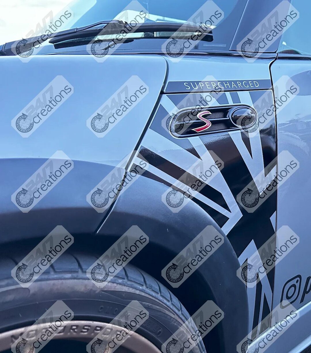 Mini Cooper Union Jack Wing Decals - R50 R52 R53 S JCW Works - Etsy