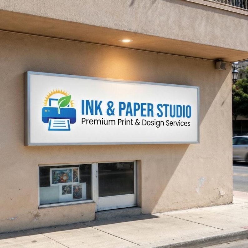 Custom Double Sided LED Lightbox Sign, Illuminated Round Business ...