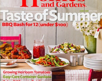 Better  Homes and Gardens Magazine - June 2009 - Taste of Summer