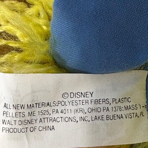 Disney World Scarecrow Mickey Mouse Bean Bag Plush Fall Harvest zdjęcie 6