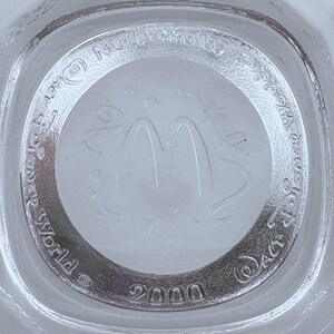 Disney World 2000 Celebration McDonalds Mickey Mouse Glass Mugs Set of 4 afbeelding 6
