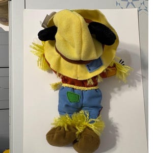 Disney World Scarecrow Mickey Mouse Bean Bag Plush Fall Harvest zdjęcie 2