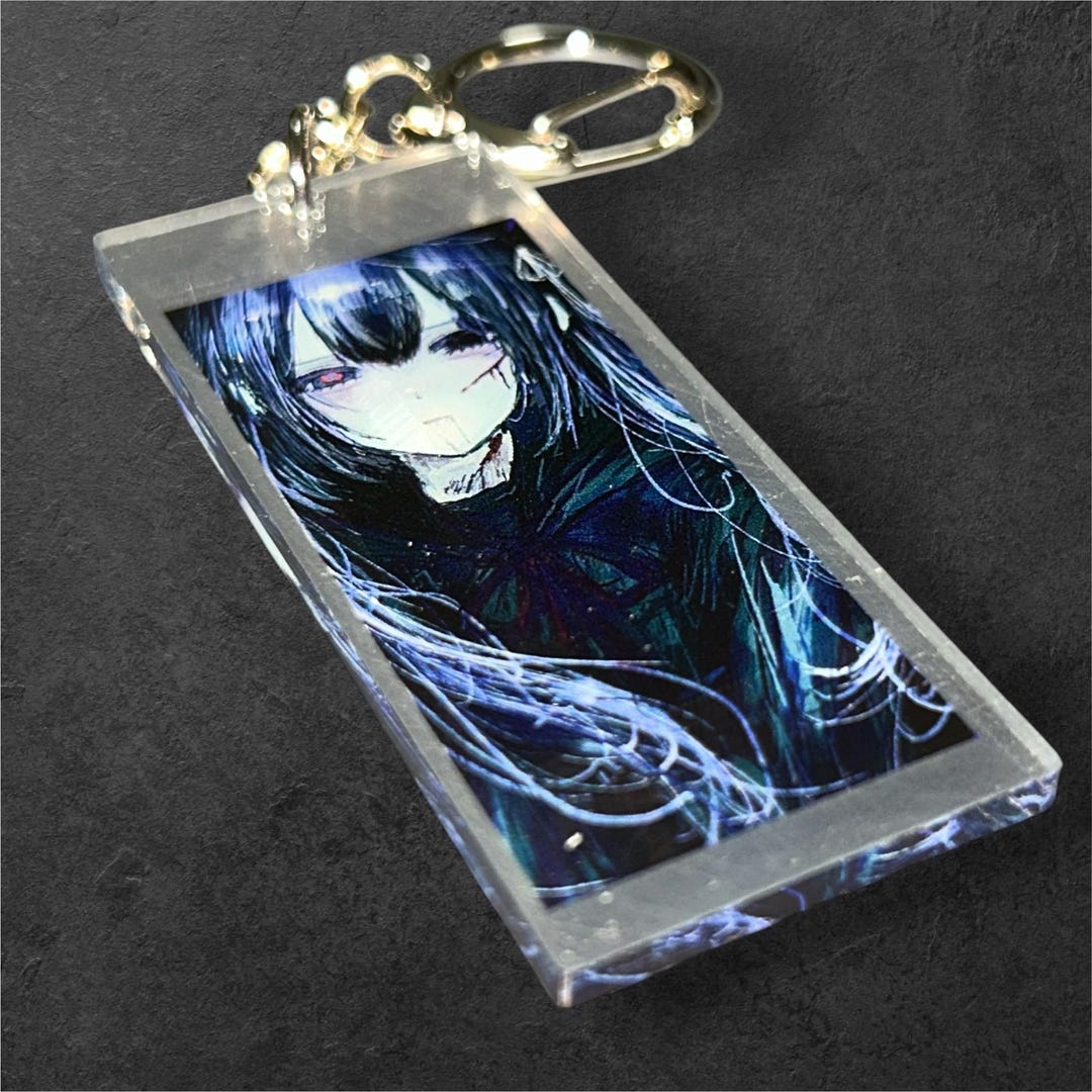 Tanzaku Acrylic Keychain 'before I Break' - Long Acrylic Keychain ...