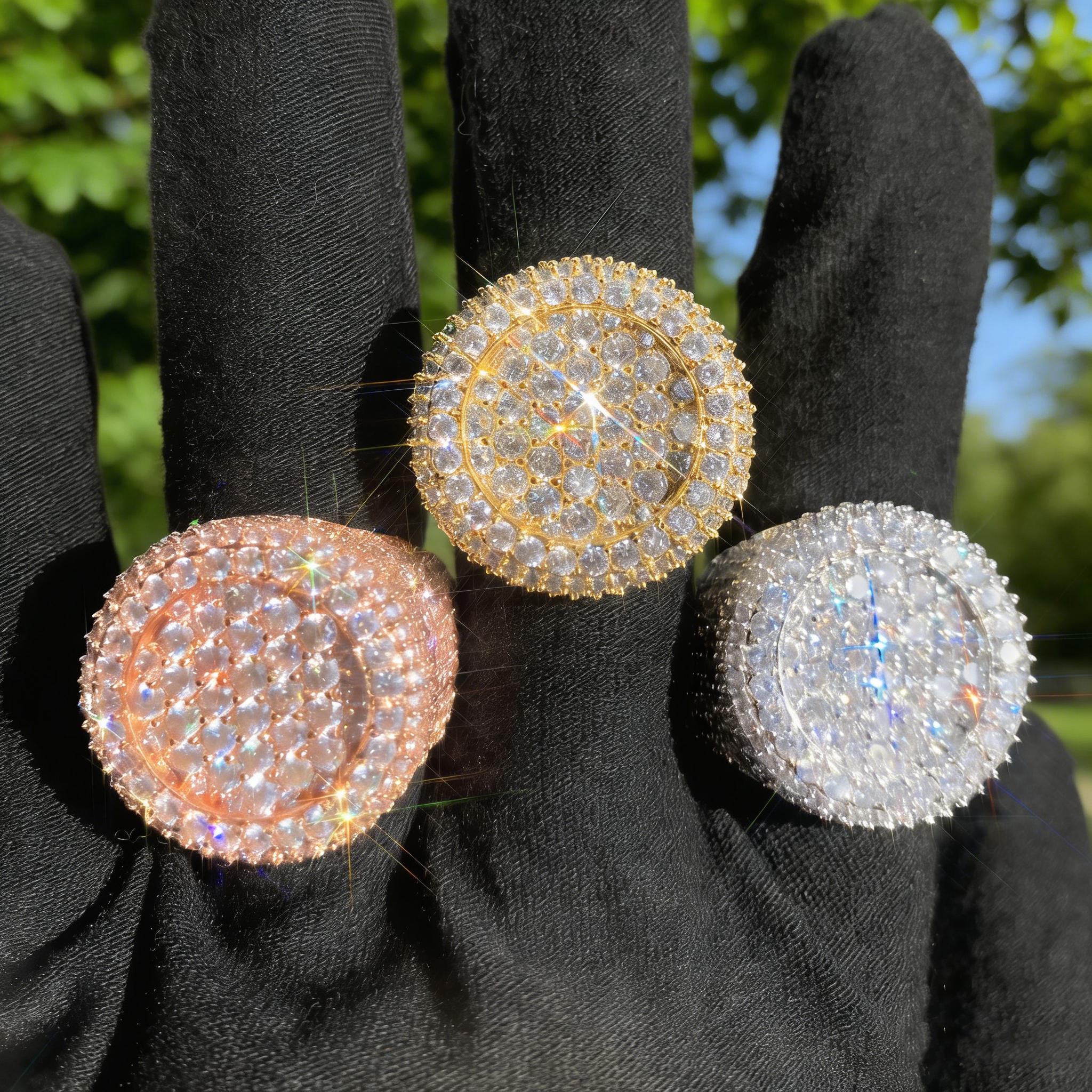 Iced out ring - Etsy 日本