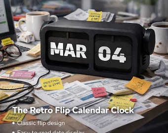 Retro Flip Calendar