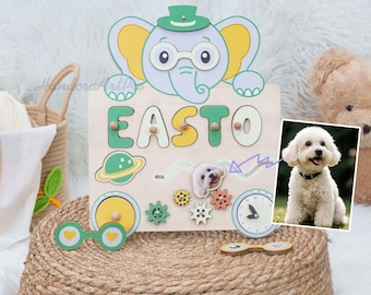 Custom Baby Name Elephant Puzzle, Baby Boy & Girl Toddler Gift, Baby Birthday Gift, Children's Day Gift for Baby