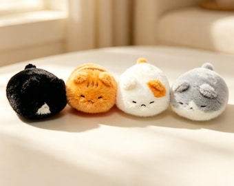 かわいい猫のリストレストぬいぐるみ、かわいいデスクのお友達、柔らかいストレス解消おもちゃ、手のひらサイズの猫のぬいぐるみ、オフィスのデスクの装飾、女の子へのギフト