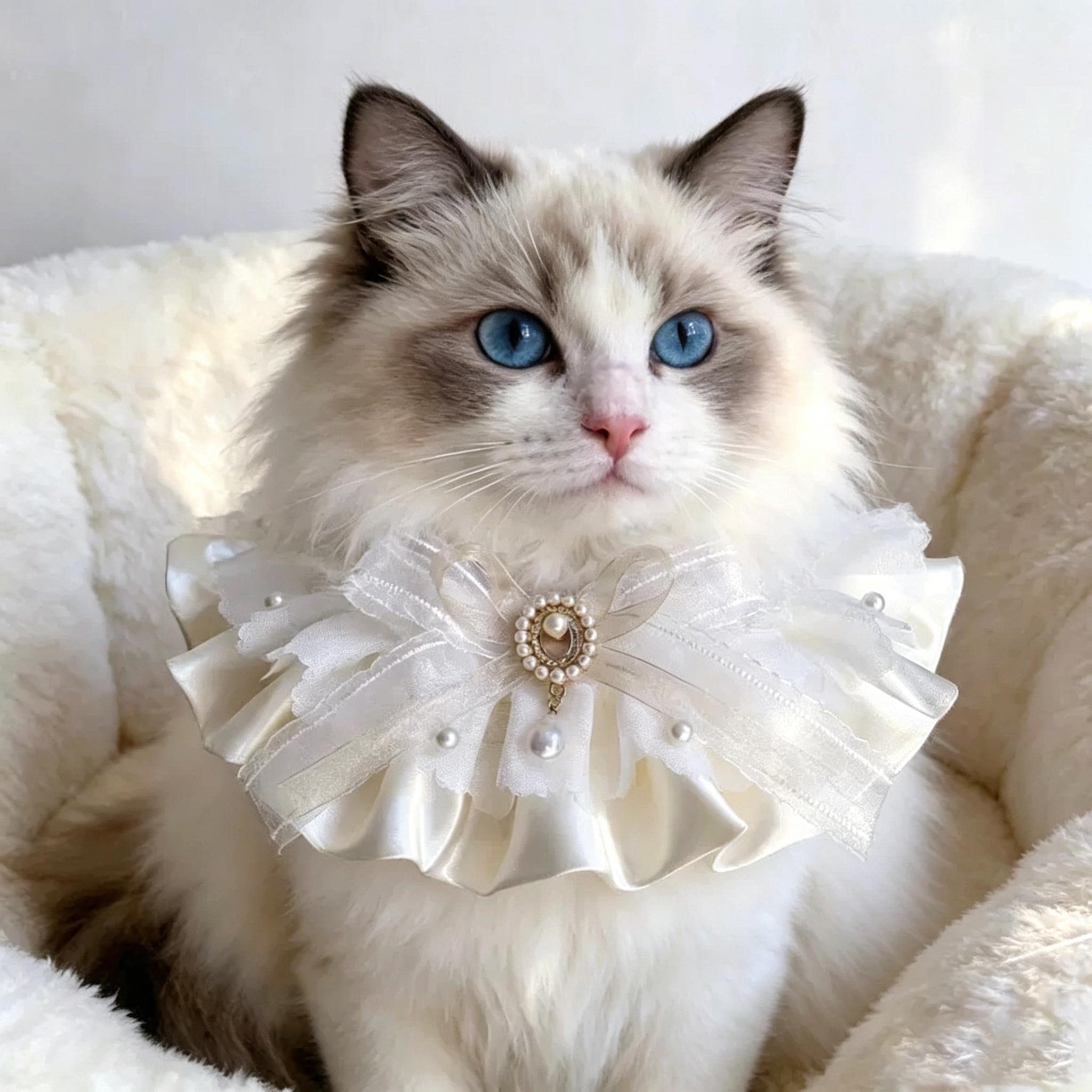 レースの猫用首輪 - Etsy 日本