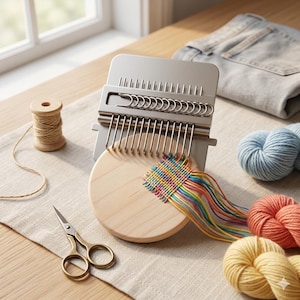 Speedweve Style Darning Loom, DIY Mending Tool, Speedweve Darning Loom Kit, Wooden Sock & Jeans Repair Tool