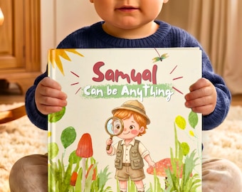 Libro personalizzato, regalo per baby shower, libro di fiabe con nome personalizzato, regalo di compleanno per bambini, storia della buonanotte, ricordo per la fiducia in sé stessi, neonato
