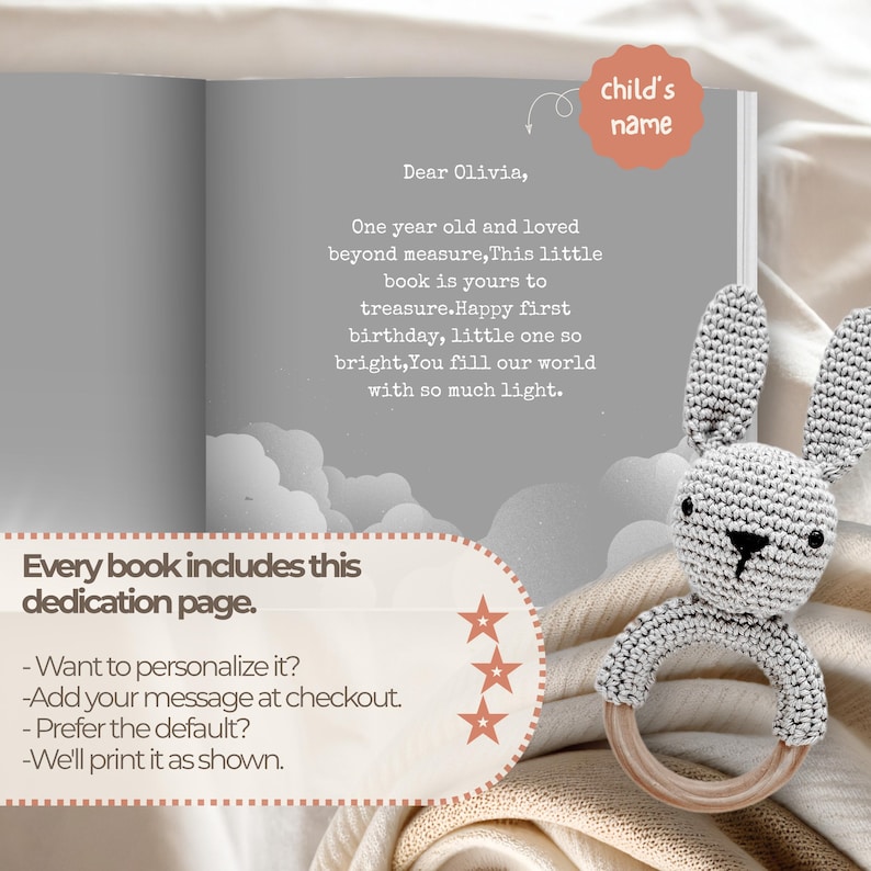 First Birthday Personalized Book