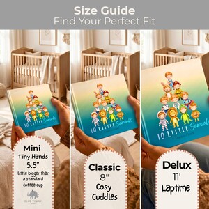 Personalized Counting Book Baby Keepsake Newborn Christening Gift Custom Kids Book Toddler Gift Birthday Present First Number Learning Story image 12