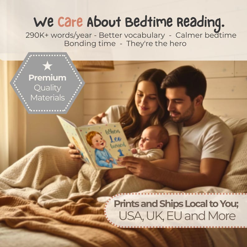 First Birthday Personalized Book
