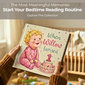 First Birthday Personalized Book