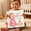 1st Birthday Gift Personalised Book | First Birthday Boy Girl Toddler | Custom Name One Year Old | Personalized Baby Birthday Keepsake product logo