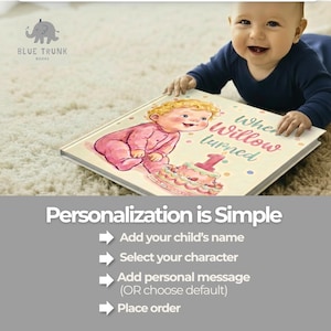 First Birthday Personalized Book