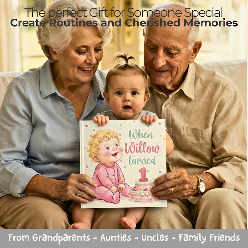 First Birthday Personalized Book