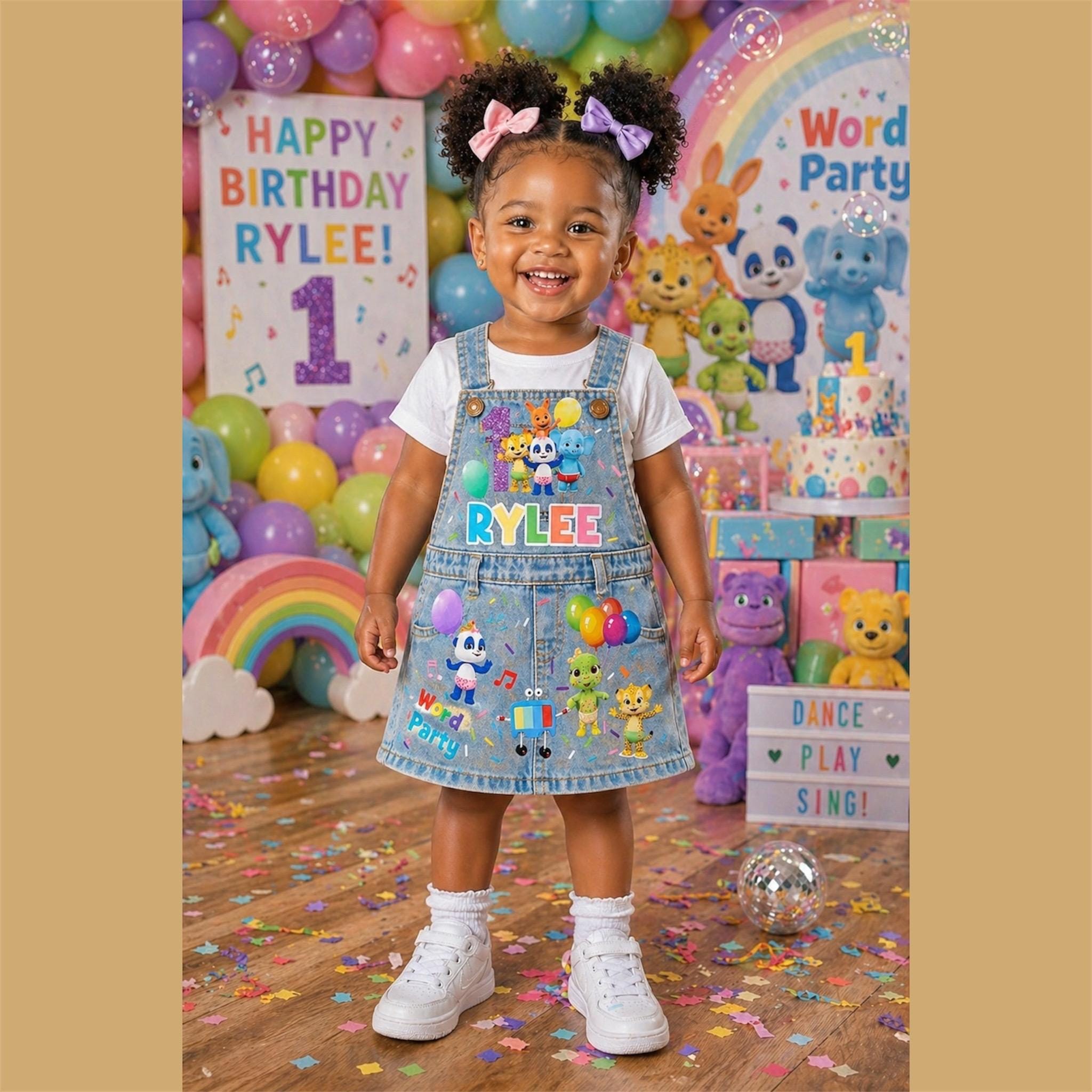 word party dress Word Party Outfit Girls