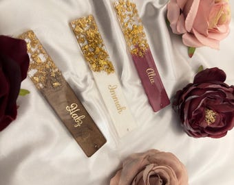 Spersonalizowane breloki/zakładki w kolorze liścia golfowego