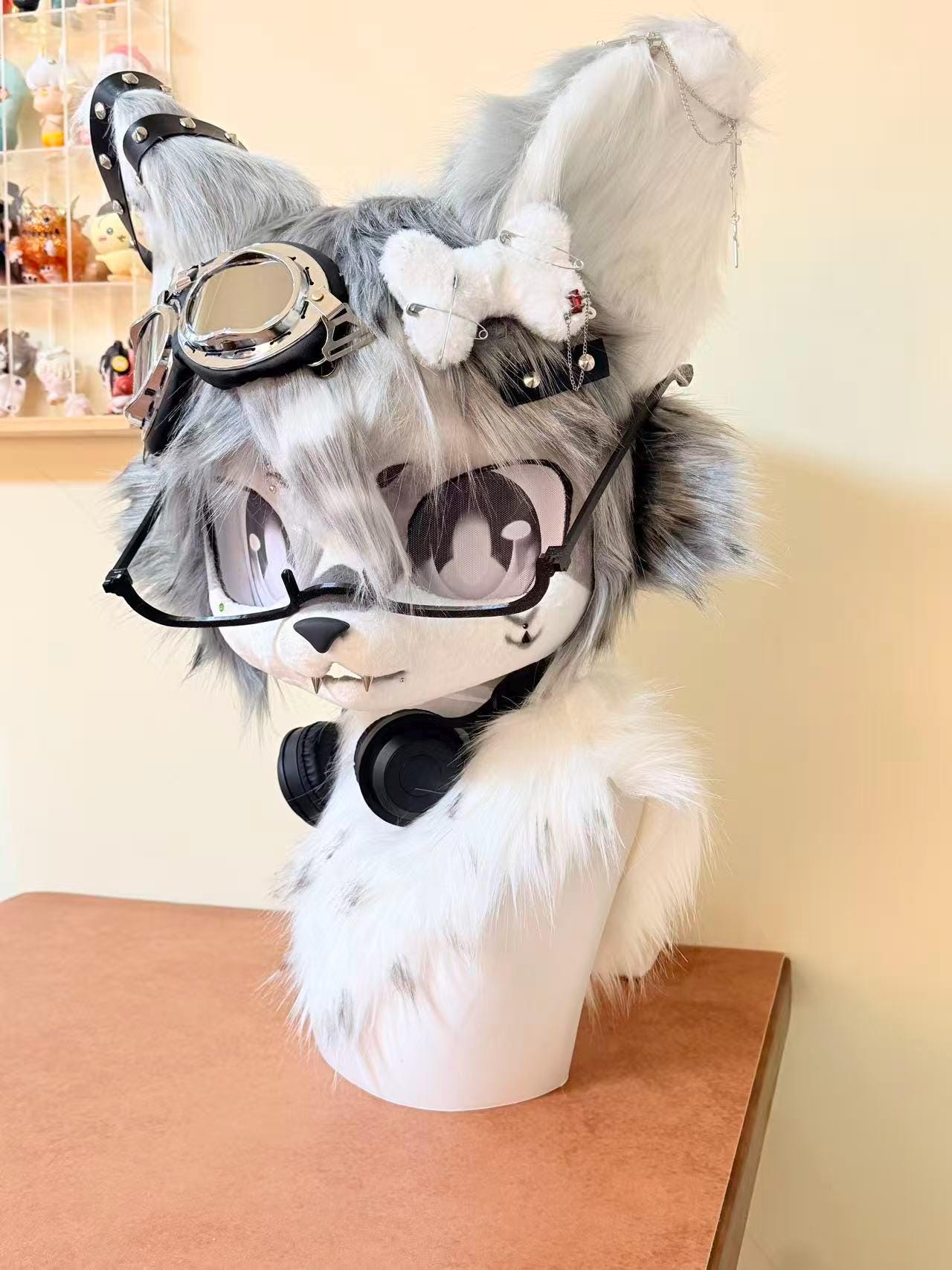 Kemono fursuit head premade - Etsy 日本