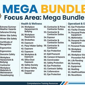 HSE Toolbox Talk-megabundel | Onderwerpen bouw, industrie en veiligheid op het werk